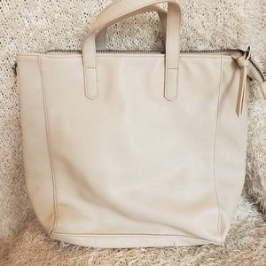 Medium Cream Work Tote